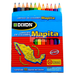 COLORES DE MADERA C/12 CORTOS MAPITA